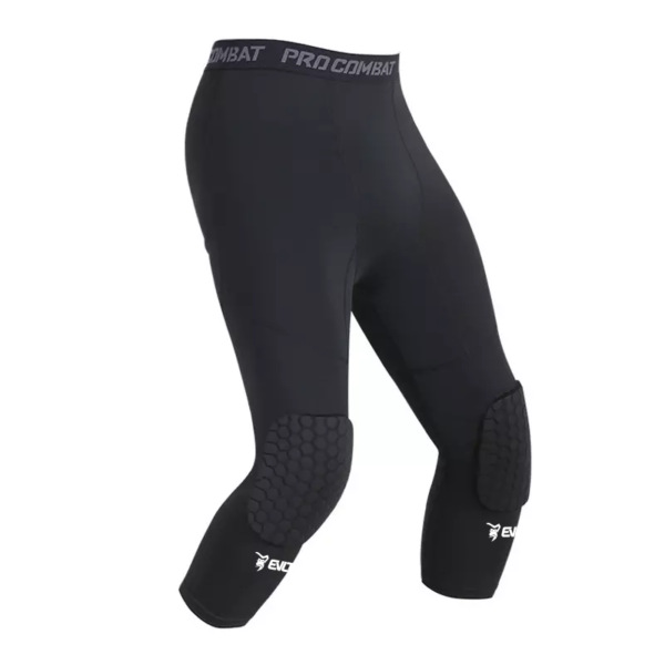 scaldamuscoli con protezioni come le star NBA. Evltn Basketball Brand
